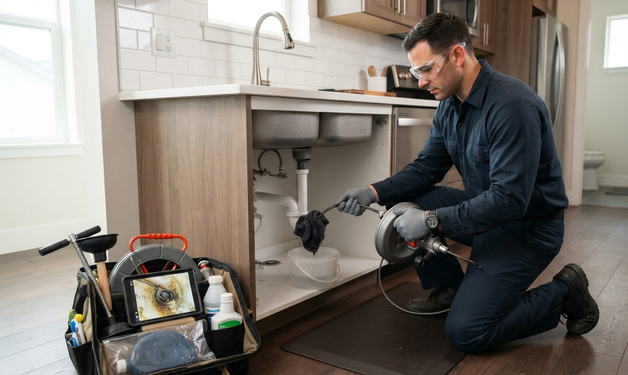 Blocked drain cleaning Abu Dhabi